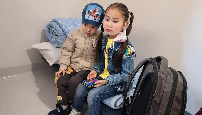 사마리안퍼스코리아의 초청으로 심장 수술을 받은 몽골 어린이들. 
