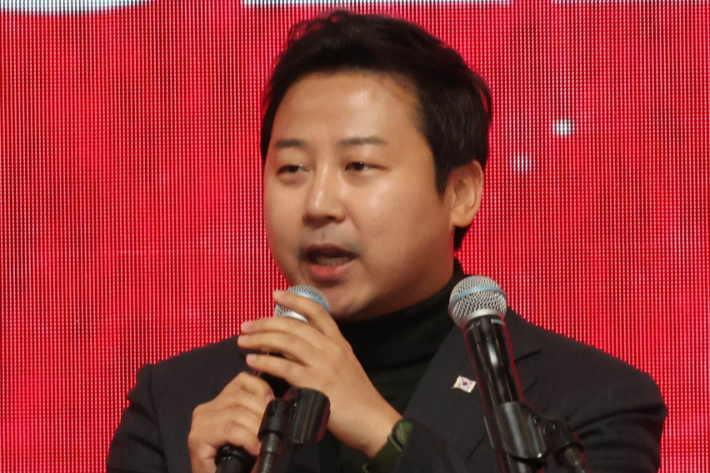 국민의힘 장예찬 청년최고위원 후보. 연합뉴스