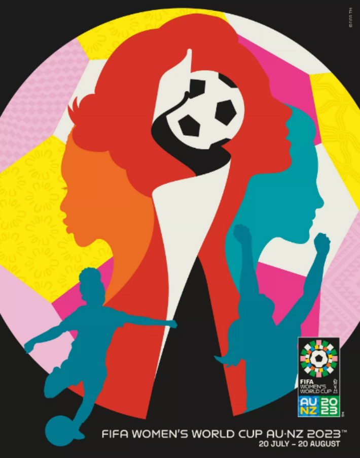 2023 FIFA 호주·뉴질랜드 여자 월드컵 공식 포스터. FIFA 홈페이지