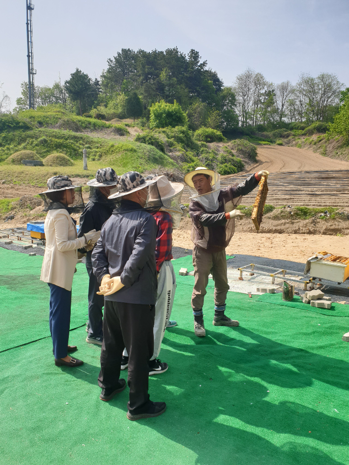 도시민 농촌살아보기 체험 모습. 금산군농업기술센터 제공