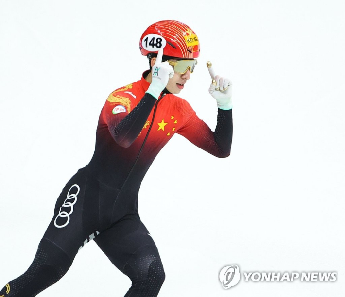 2023 KB금융 국제빙상경기연맹(ISU) 쇼트트랙 세계선수권대회에 출전한 중국 린샤오쥔. 연합뉴스