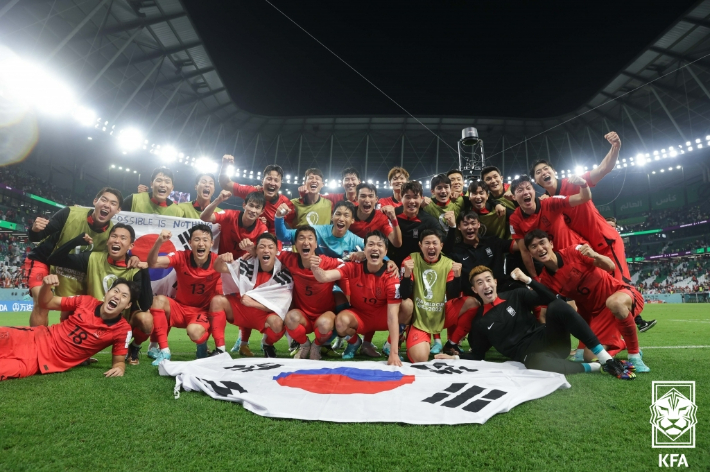 한국 축구 대표팀 자료사진. 대한축구협회