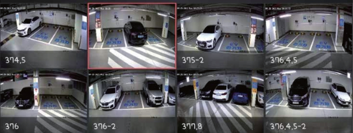 CCTV 모니터링 화면. 한국전자금융 제