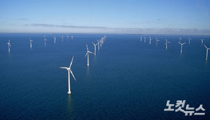 해상풍력 발전.