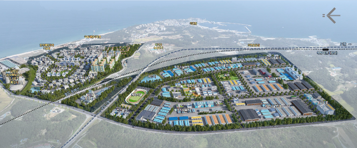 울진 원자력수소 국가산단 조감도. 경상북도 제공 