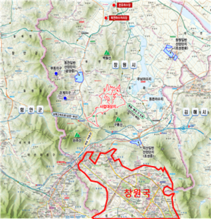 신규 산단 예정지 위치도. 국토교통부 제공