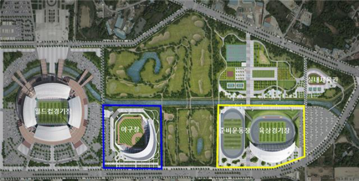 전주 육상경기장 및 야구장 건립공사 위치도. 전주시 제공