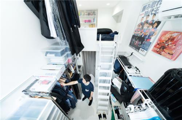 일본 도쿄 요쓰야(四谷)의 한 초소형 아파트 내부. 스필리투스 홈페이지 캡처