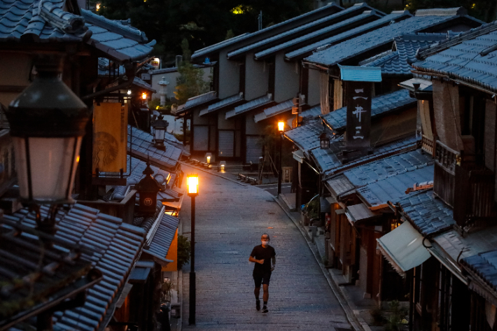 일본 교토시의 비어있는 집들. 연합뉴스