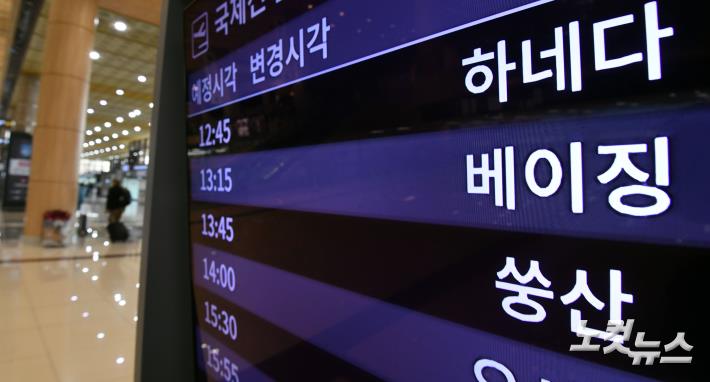 김포-베이징·상하이 항공 노선 전면 재개