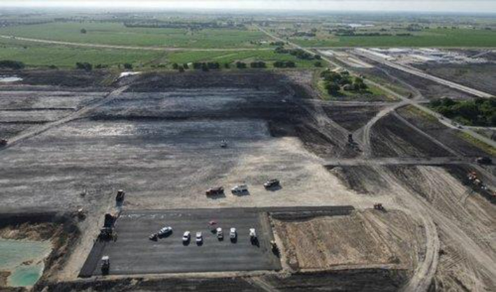 삼성전자가 미국 텍사스주 테일러에 건설 중인 파운드리 공장 부지. 삼성전자 제공