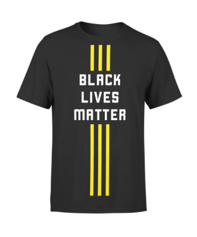 '흑인 생명도 소중하다' 캠페인의 삼선. BLM 상품몰 캡처
