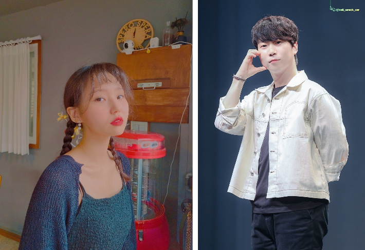 애니메이션 '스즈메의 문단속' 속 스즈메 역을 연기할 장예나 성우와 소타 역을 연기할 정주원 성우. ㈜쇼박스 제공