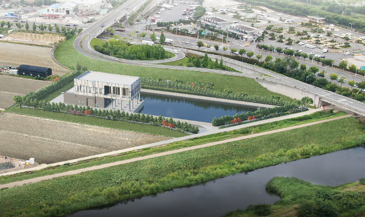 김해시 내덕지구 도시침수 예방사업 조감도. 김해시청 제공