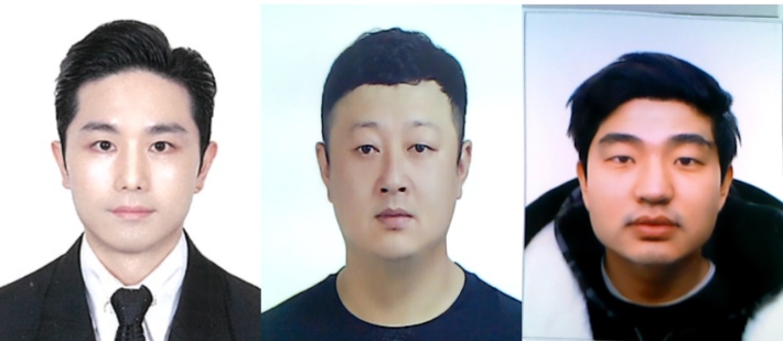 왼쪽부터 이경우(35), 황대한(36), 연지호(30). 서울경찰청 제공