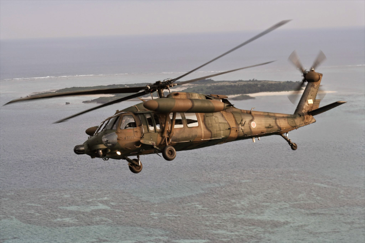 일본 자위대 UH-60JA 헬기. 연합뉴스