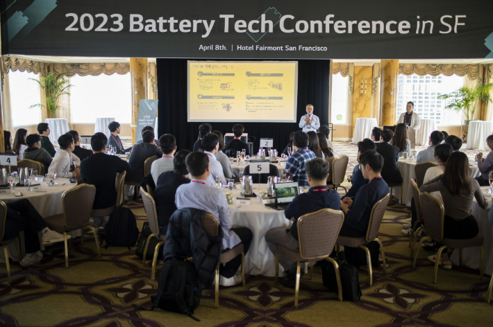 LG에너지솔루션이 8일(현지시간) 미국 샌프란시스코에서 글로벌 인재 채용 행사 BTC(Battery Tech Conference)를 개최했다. LG에너지솔루션 제공