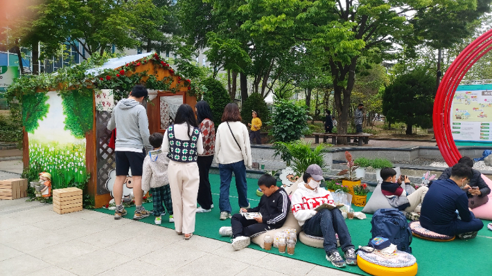 대구시립도서관은 2023 대구시교육청 공공도서관 연합 축제를 개최했다. 대구시교육청 제공