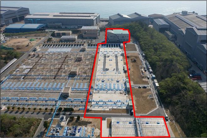 방어진하수처리시설 전경. 울산시 제공