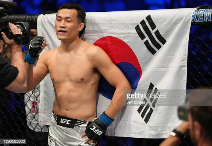 코리안 좀비 정찬성. UFC 제공/게티이미지