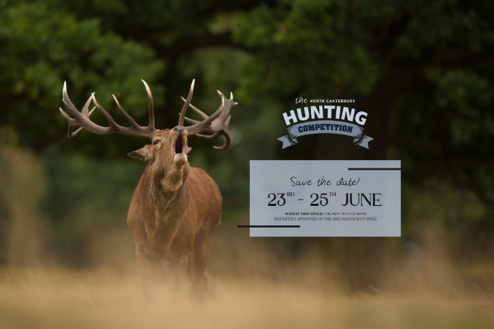 사냥대회 공지. 노스캔터베리 사냥대회(The North Canterbury Hunting Competition) 페이스북 캡처
