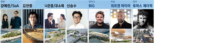 참여 건축가들. 서울시 제공
