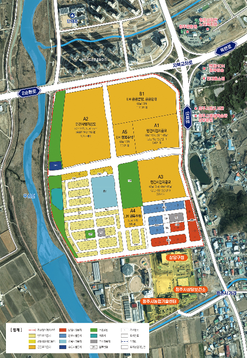 지북지구. LH충북지사 제공