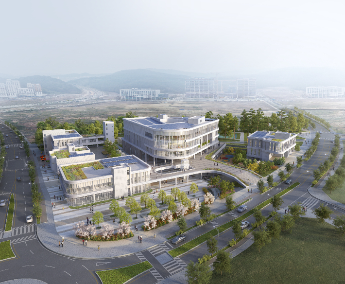 집현동 복합커뮤니티센터 조감도. 행복청 제공