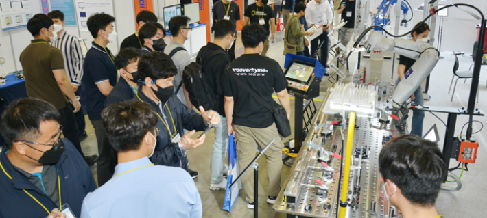 2021년 5월 벡스코에서 열린 제10회 부산국제기계대전. 부산국제기계대전 사무국 제공