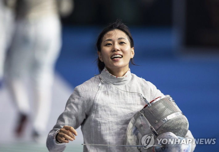 한국 펜싱 여자 사브르 간판 김지연. EPA=연합뉴스