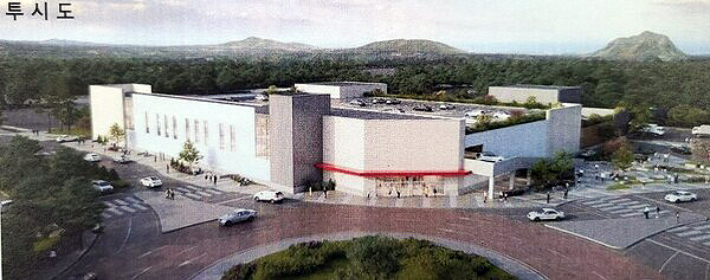 JDC가 제주도 도시계획위원회에 제출한 창고형 대형마트 투시도. 