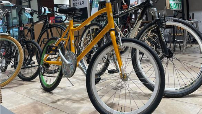 방치 자전거를 수리해 만든 재생자전거. 서울시 제공 