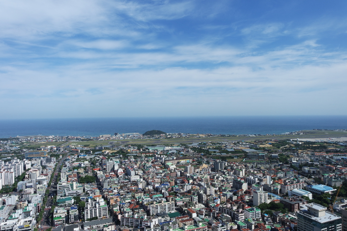 제주 도심 전경.  자료사진