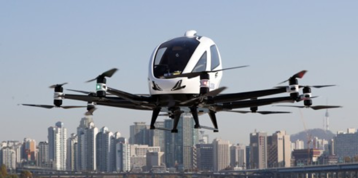 서울 상공 나는 드론택시. 연합뉴스