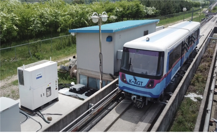 경전철용 무선급전시스템 (2020년, 한국철도기술연구원 개발). 국토부 제공