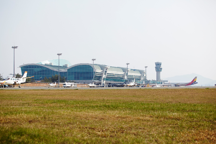 무안국제공항 전경. 전라남도 제공 