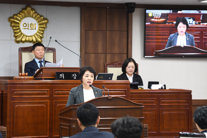 김미연 순천시의원. 순천시의회 제공 