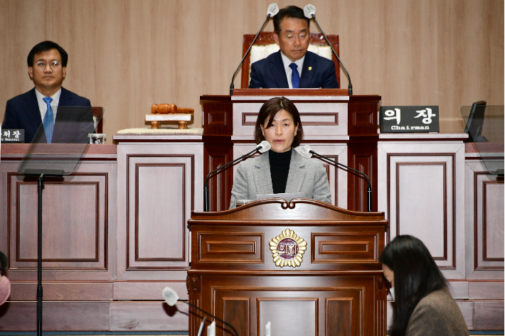 최지현 광주광역시의원. 광주광역시의회 제공