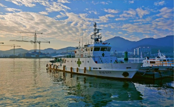경남 병원선 511호. 경남도청 제공