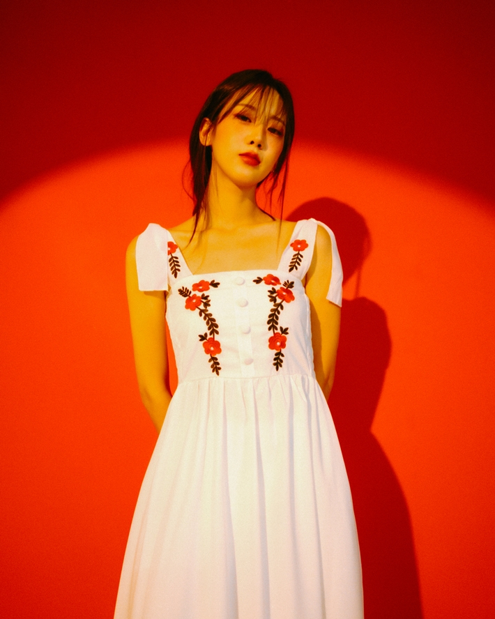 강혜연은 지난 1일 새 싱글을 내 타이틀곡 '가지마오'로 활동 중이다. 산수박엔터테인먼트, ㈜수엔터테인먼트