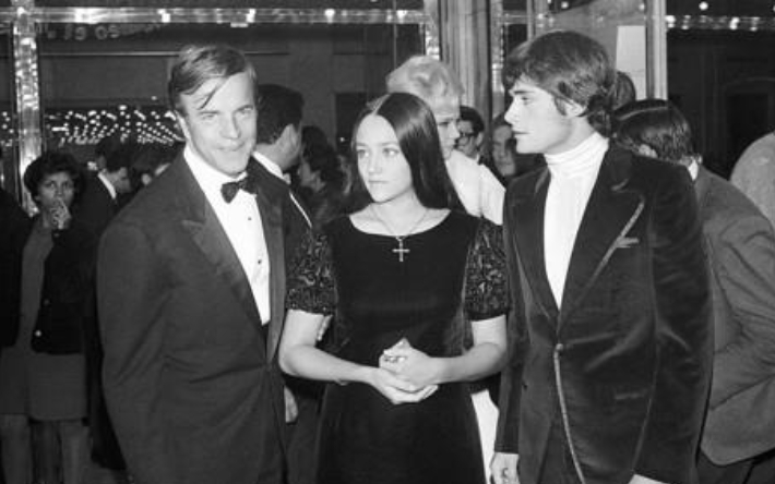 제피렐리 감독과 올리비아 핫세, 레너드 위팅. 연합뉴스