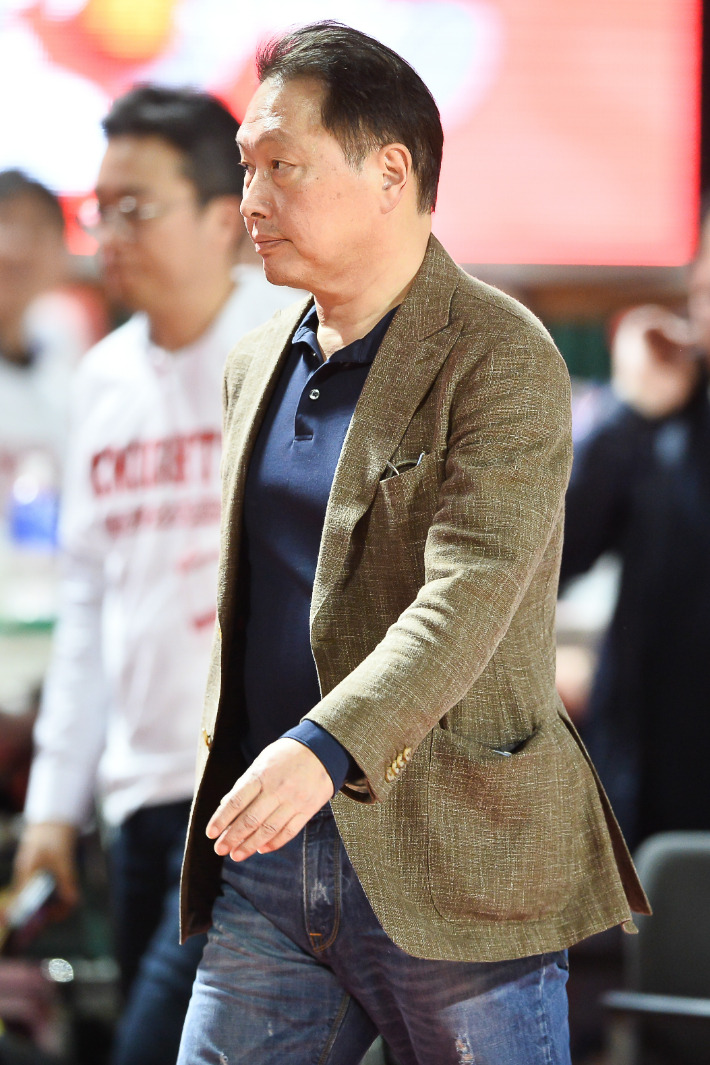 SK 최태원 회장. KBL