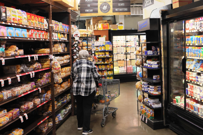 뉴욕의 슈퍼마켓. 연합뉴스   