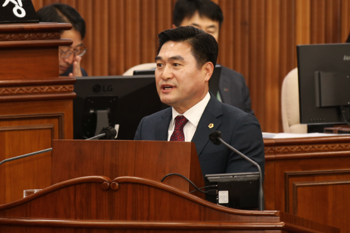 김정수 의원. 강원특별자치도의회 제공 