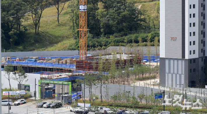 경기도 성남시 분당구 대장동 개발사업 현장.