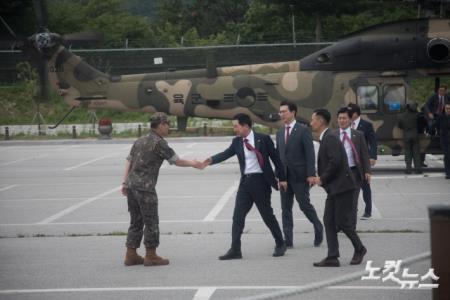 김기현 대표 철원 3사단 백골부대 방문