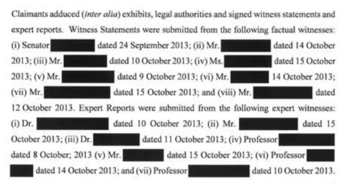 법무부가 공개한 론스타 ISDS 판정문