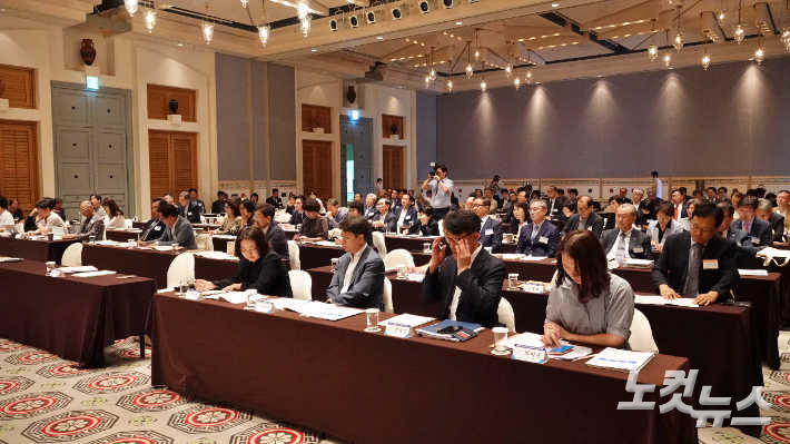 2023년 전문대학 하계 총장 세미나가 22일, 23일 양일 간 제주 신라호텔에서 개최됐다. 노컷TV 김재두 PD