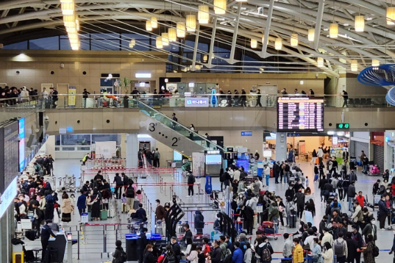 김해국제공항. 정혜린 기자