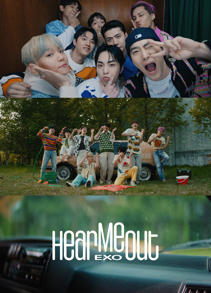 엑소 정규 7집 선공개곡 'Hear Me Out' 뮤직비디오 캡처